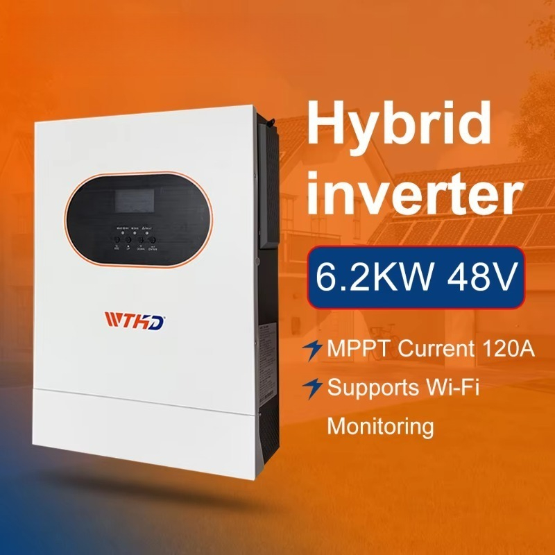 Hybrid Solar Inverter - 6,2 kW Enkelfasige Off-Grid Hybride Zonne-omvormer