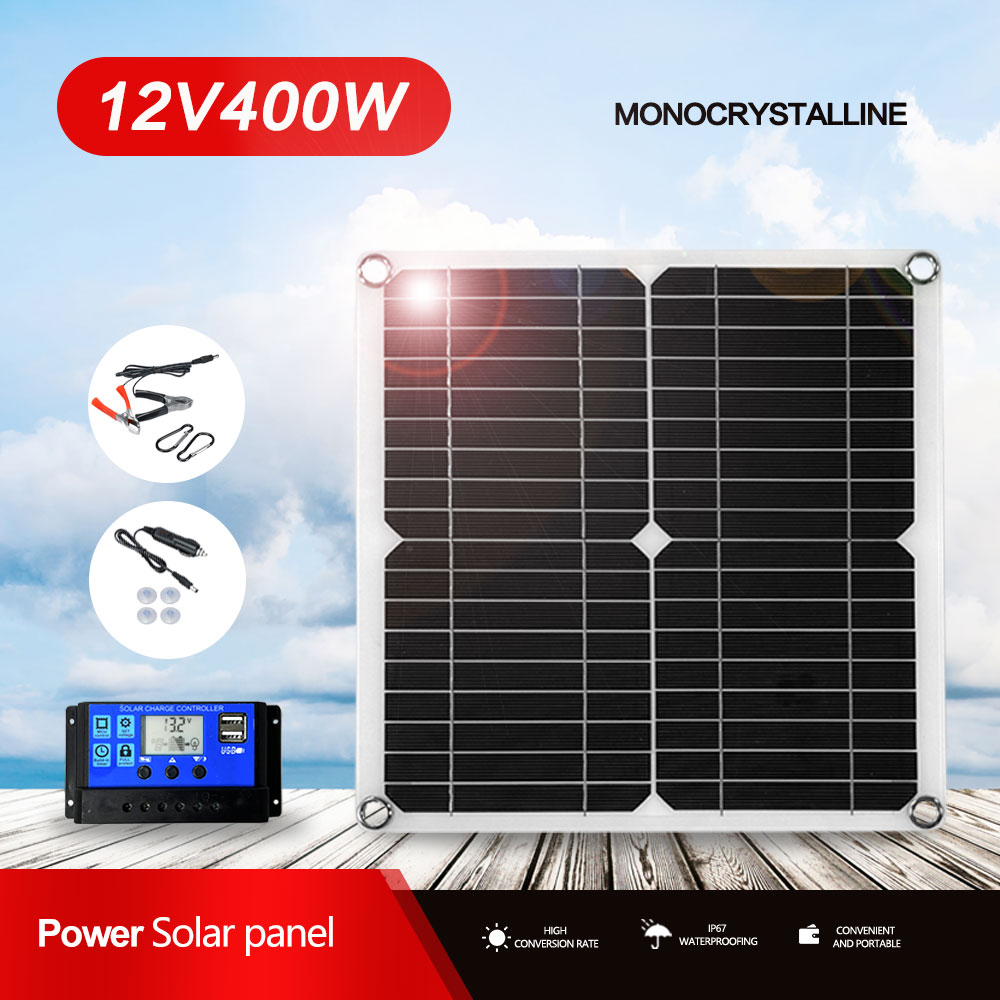 Rv Solar Kit 400W - 400W Zonnepaneel Kit Compleet Dual 12V
