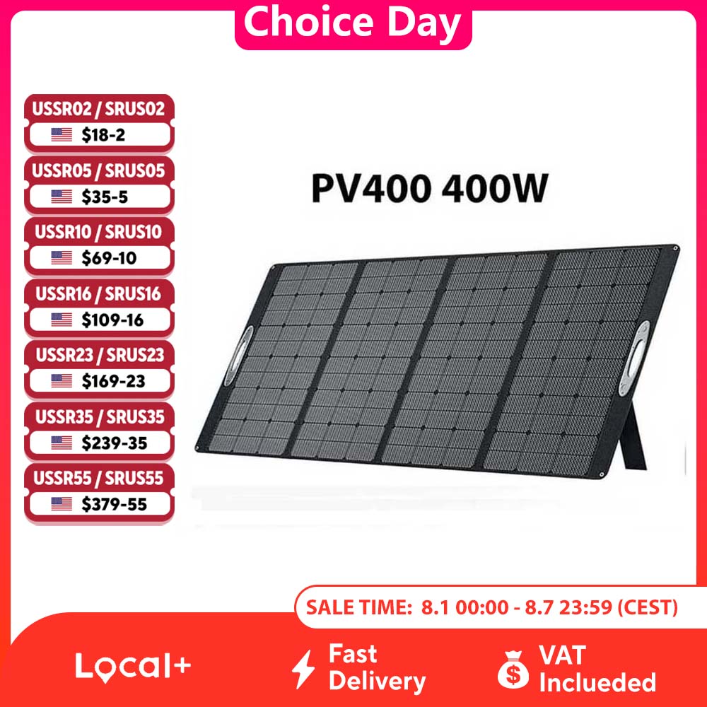 Rv Solar Kit 400W - OUKITEL PV400 draagbaar zonnepaneel 400W voor