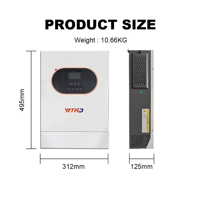 6,2 kW Enkelfasige Off-Grid Hy - Hybrid Solar Inverter recensie en prijs