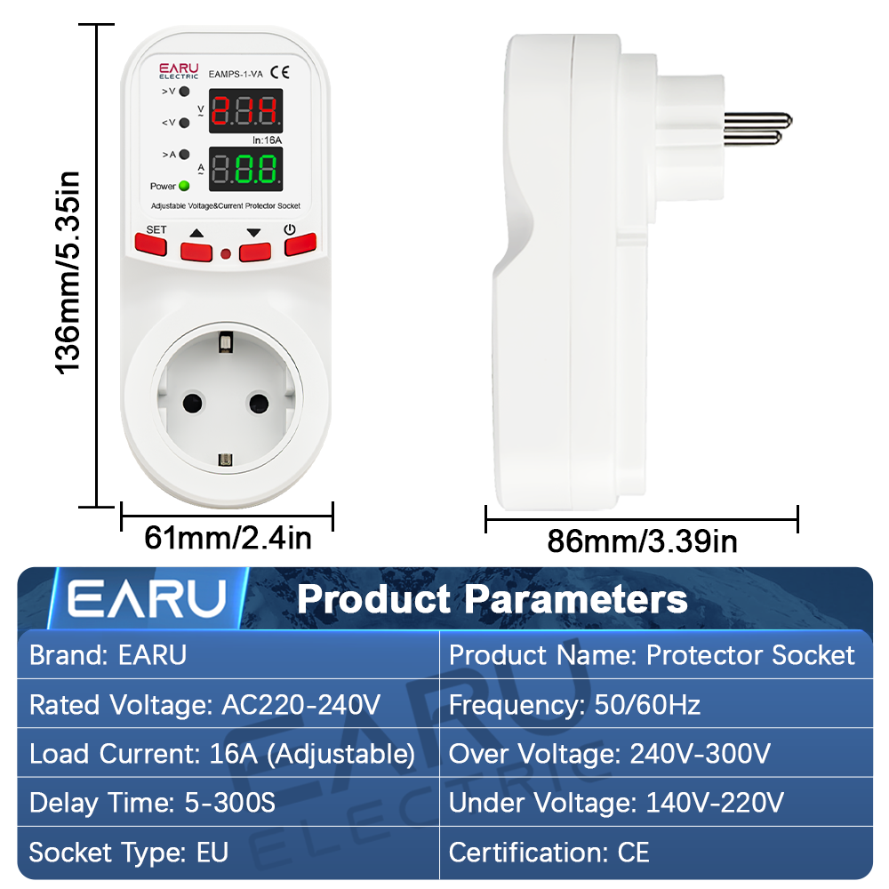Automatische Spanning Overspan - Ac Surge Protector recensie en prijs