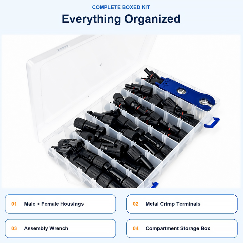 Zonnepaneelconnectorset Mannel - Solar Cable Mc4 Connector recensie en prijs
