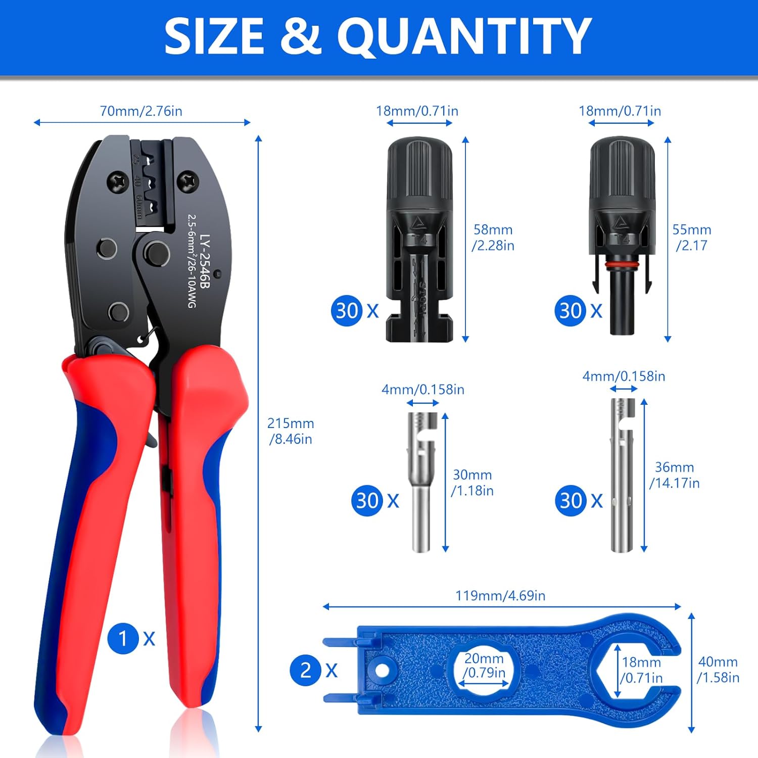 60 STKS Zonnepaneel Connector  - Renewable Energy Us recensie en prijs
