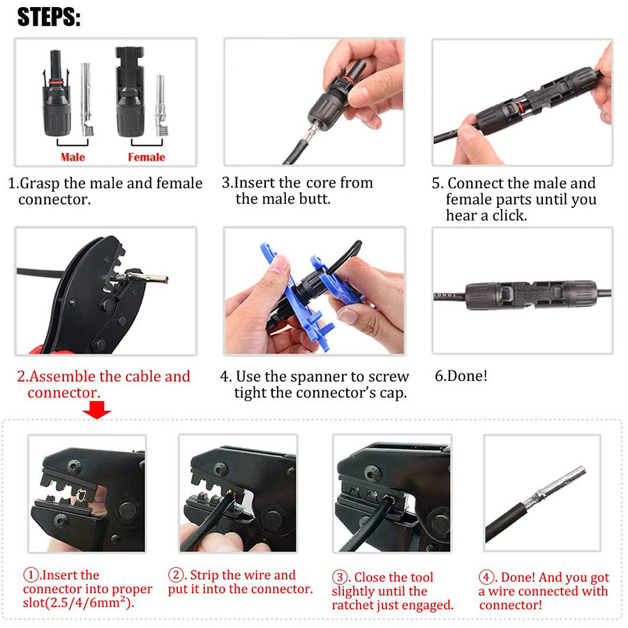 Solar Krimpgereedschap Voor 2. - Solar Cable Mc4 Connector recensie en prijs