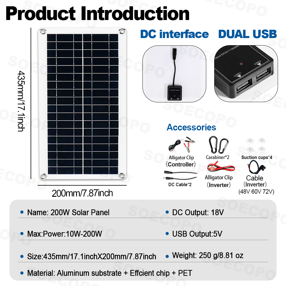 30000W Zonne-energiekit Buiten - Rv Solar Kit 400W recensie en prijs