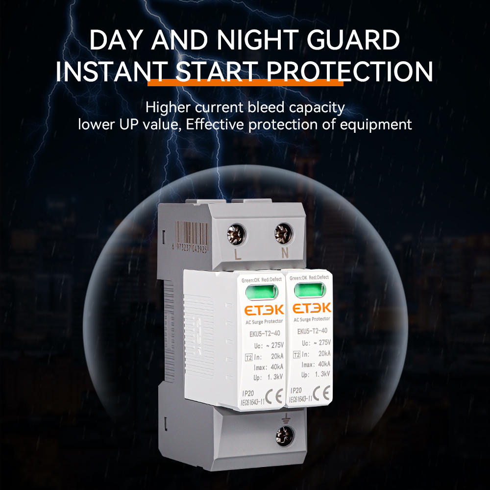 ETEK Type 2 SPD Overspanningsb - Ac Surge Protector recensie en prijs